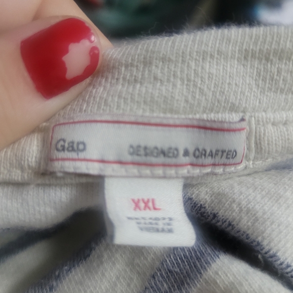Gap stripped cotton top xxl - Picture 4 of 7